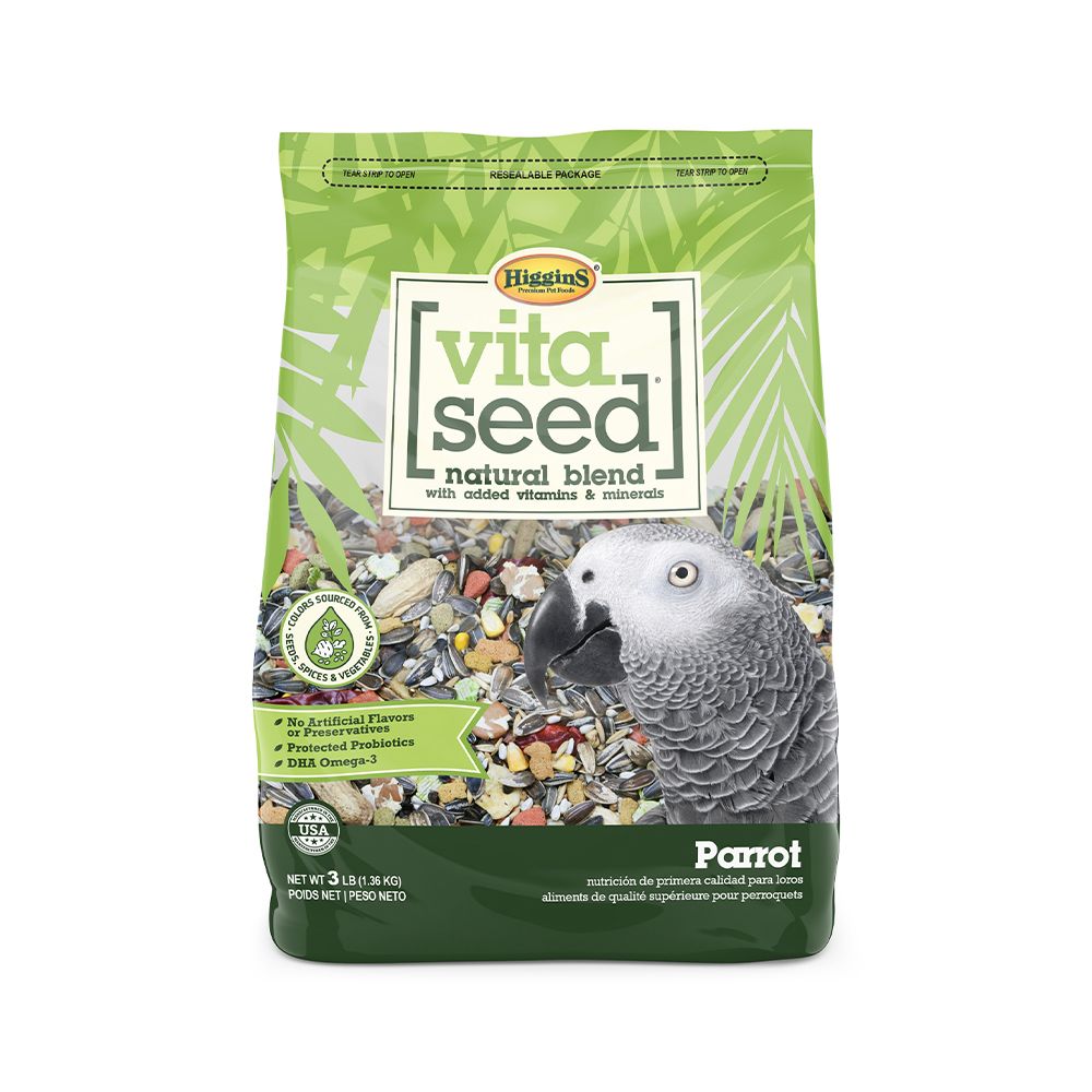 Higgins Vita Seed Parrot Food, 3 lbs | Petaxil